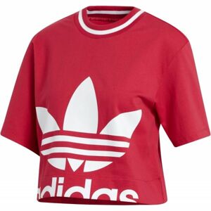 adidas CROPPED TEE červená 34 - Dámske tričko