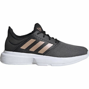 adidas GAMECOURT W Dámska tenisová obuv, čierna, veľkosť 39 1/3