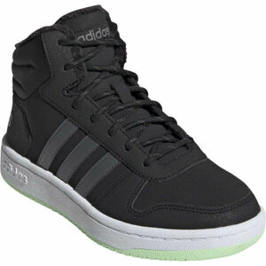 adidas HOOPS MID 2.0 K Detská zimná obuv, čierna, veľkosť 29