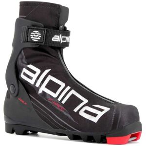 Alpina FUSION COMBI JR Detská obuv na bežecké lyžovanie, čierna, veľkosť 36