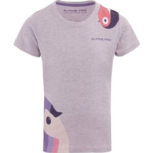 ALPINE PRO SERBO Dievčenské tričko, fialová, veľkosť