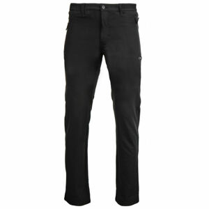 ALPINE PRO HEIRUN Pánske softshellové nohavice, čierna, veľkosť 56