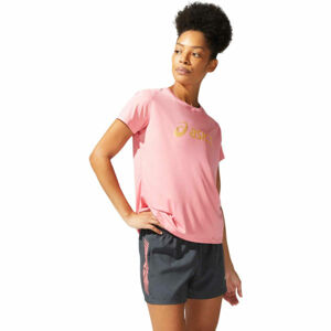Asics SAKURA ASICS SS TOP Dámske bežecké tričko, ružová, veľkosť S