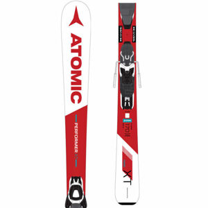 Atomic PERFORMER XT FIBRE + E LITH 10 AW Zjazdové lyže, červená, veľkosť 163