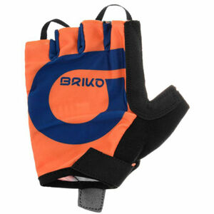 Briko GRANFONDO 5R0 Cyklistické rukavice, oranžová, veľkosť L