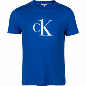 Calvin Klein RELAXED CREW TEE modrá L - Pánske tričko