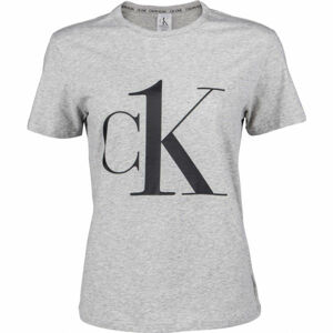 Calvin Klein S/S CREW NECK Dámske tričko, sivá, veľkosť S