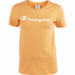 Champion CREWNECK T-SHIRT Dámske tričko, oranžová, veľkosť L