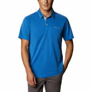 Columbia NELSON POINT POLO Pánske polo tričko, modrá, veľkosť S
