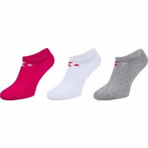 Converse BASIC WOMEN LOW CUT 3PP Dámske ponožky, ružová, veľkosť 35-38