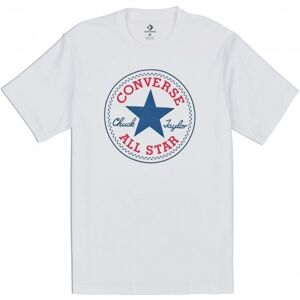 Converse CHUCK PATCH TEE Pánske tričko, biela, veľkosť XL