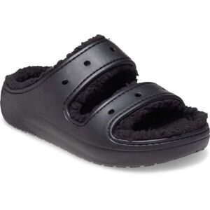 Crocs CLASSIC COZZZY SANDAL Unisex sandále, čierna, veľkosť 36/37