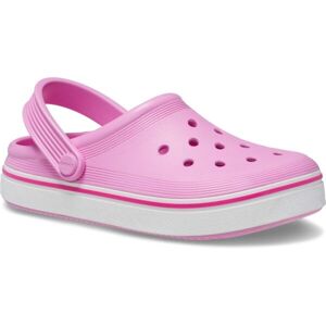 Crocs OFF COURT CLOG K Dievčenská detská nazúvacia obuv, ružová, veľkosť 32/33