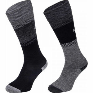 Eisbär SKI COMFORT 2 PACK Dámske členkové ponožky, sivá, veľkosť 43 - 46