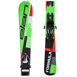 Elan FORMULA S QS+EL 4.5 Detské zjazdové lyže, zelená, veľkosť