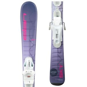 Elan SKY JRS + EL 4.5 GW Juniorské zjazdové lyže, fialová, veľkosť 120