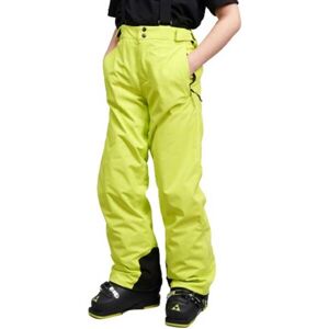 Fischer VANCOUVER II JUNIOR Detské lyžiarske nohavice, žltá, veľkosť 128