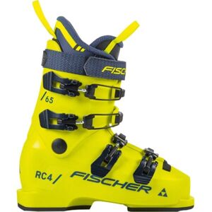 Fischer RC4 65 JR Detská lyžiarska obuv, žltá, veľkosť 23.5