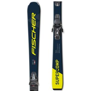 Fischer RC4 SUPERCOMP + RS 9 GW SLR Zjazdové lyže, tmavo modrá, veľkosť 165