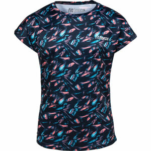 Fitforce BONAIRE Dievčenské športové tričko, tmavo modrá, veľkosť
