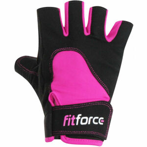 Fitforce K8 Dámske fitness rukavice, ružová, veľkosť XS