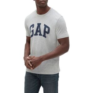 GAP V-BASIC LOGO T Pánske tričko, sivá, veľkosť L