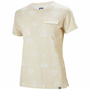 Helly Hansen LOMMA T-SHIRT béžová XL - Dámske tričko s krátkym rukávom