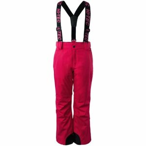 Hi-Tec DRAVEN JR Juniorské lyžiarske nohavice, ružová, veľkosť 164