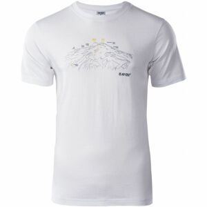 Hi-Tec NERET Pánske tričko, biela, veľkosť XL