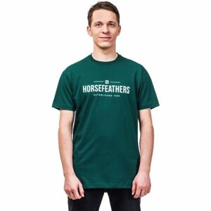 Horsefeathers MELWILL SS T-SHIRT tmavo zelená S - Pánske tričko