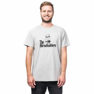 Horsefeathers OMERTA T-SHIRT šedá M - Pánske tričko