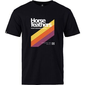 Horsefeathers VHS Pánske tričko, čierna, veľkosť