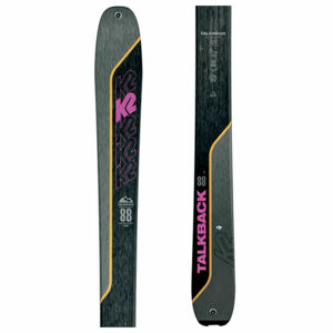 K2 TALKBACK 88 Dámské skialpové lyže, tmavo sivá, veľkosť