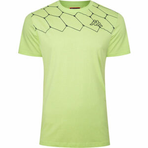 Kappa LOGO AREBO Pánske tričko, svetlo zelená, veľkosť L