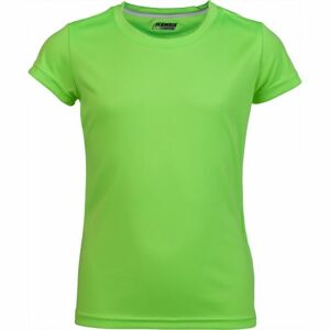 Kensis VINNI PINK Dievčenské športové tričko, svetlo zelená, veľkosť 128-134