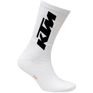 KTM SOCKS LONG Pánske ponožky, biela, veľkosť