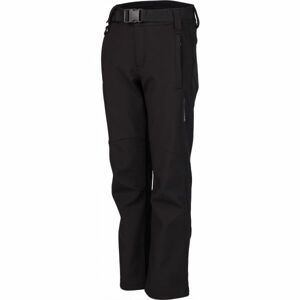 Lewro DALEX čierna 152-158 - Detské softshellové nohavice