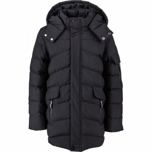 Lewro SAIFUL Chlapčenský zimný kabát, čierna, veľkosť 128-134