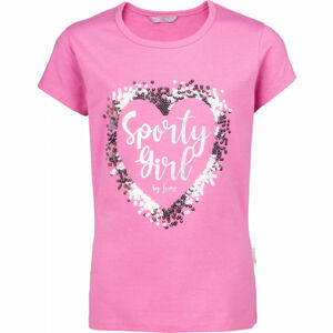 Lewro TESLIN Dievčenské tričko, ružová, veľkosť 116-122