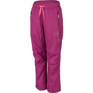 Lewro TIMOTEO Dětské zateplené kalhoty, fialová, veľkosť 152-158