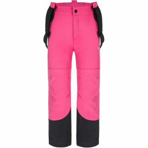Loap LOCON Detské softshellové nohavice, ružová, veľkosť 146-152