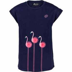 Lotto ELIZ Dievčenské tričko, tmavo modrá,ružová, veľkosť