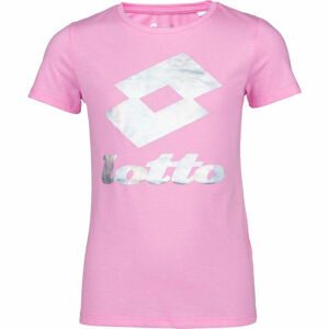 Lotto SMART G TEE JS Dievčenské tričko, ružová, veľkosť L