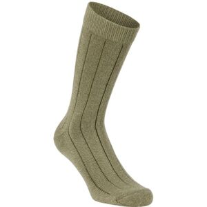 NATURA VIDA REGULAR KAKI Pánske ponožky, khaki, veľkosť 39 - 42
