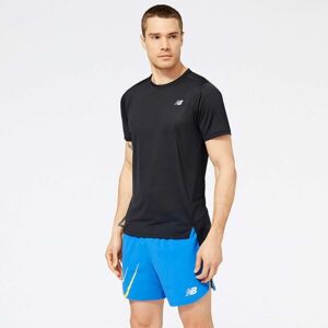 New Balance ACCELERATE SHORT SLEEVE Pánske športové tričko, čierna, veľkosť S