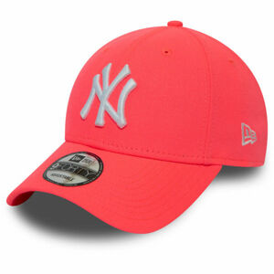 New Era 9FORTY ESSENTIAL NEON MLB NEW YORK YANKEES Klubová šiltovka, ružová,sivá, veľkosť