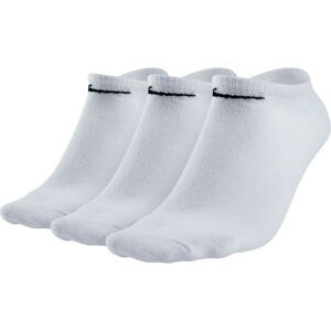 Nike 3PPK VALUE NO SHOW biela M - Športové ponožky