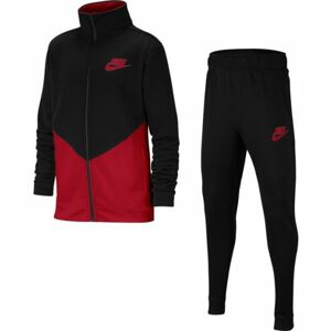 Nike B NSW CORE TRK STE PLY FUTURA Detská športová súprava, čierna,červená, veľkosť