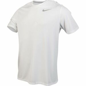 Nike DF BRTHE RUN TOP SS M Pánske bežecké tričko, biela, veľkosť L