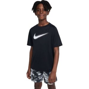 Nike DF MULTI+ SS TOP HBR Chlapčenské tričko, čierna, veľkosť S